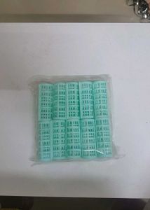 Set of 12 Teal Hair Rollers
