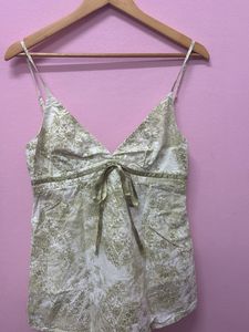 Elegant Floral Print y2k Top