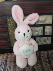 Cute Pink Bunny Plush Toy