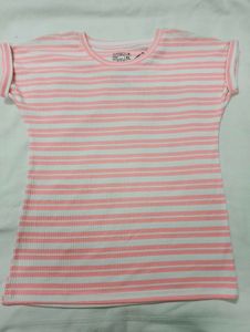 Striped Yellow T-Shirt Size- S, M,L ,Xl