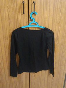 Black Long Sleeve H&amp;M Top