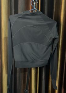 Black Active Wear Top