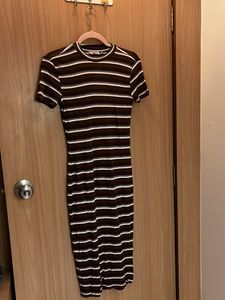Striped Midi Dress