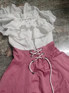 Girls Off Shoulder Dress