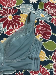 Comfortable Blue Bra
