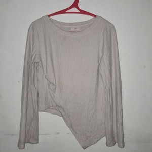 Women's Asymmetrical Knit Top