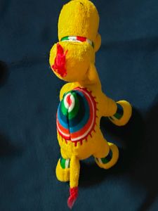 Vintage Yellow Camel Plush Toy