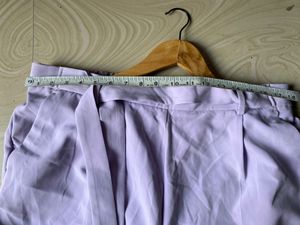 High-Waisted Linen-Blend Cropped Wide-Leg Pants