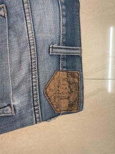 Men's Light Wash Distressed Jeans