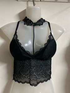 Lace Halter Neck Bralette