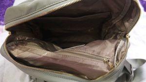 🛍️ Elegance Brand Nylon &amp; Vegan Leather Backpack