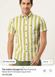 Men's Striped Casual Shirt