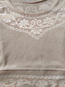 Elegant Beige Ethnic Blouse