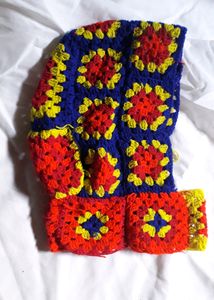 Wool Granny Square Balaclava