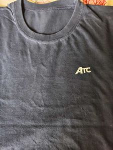 ATC Men's Navy Blue Crew Neck T-Shirt