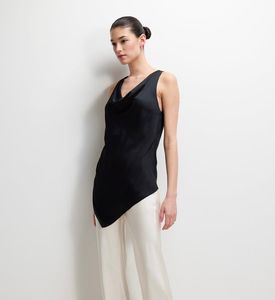Sleek Black Sleeveless Top