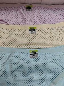 Comfortable Dot Print Briefs (3-Pack)