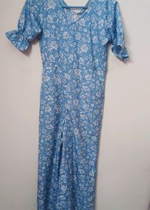 Blue floral Jumpsuit