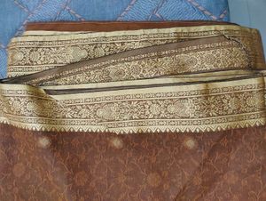 Elegant Brown Ethnic Saree