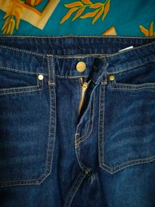 Dark Wash Denim Jeans with Front Pockets very new