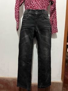 Length-36,,Dark Wash Flare Jeans