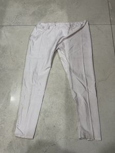 Classic White Ethnic Pants