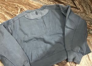 Gray Crew Neck Sweatshirt