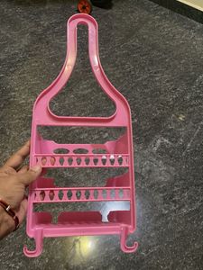 Pink 3-Tier Bathroom Organizer