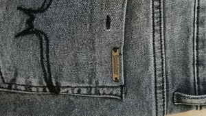 Washed grey Denim Jeans