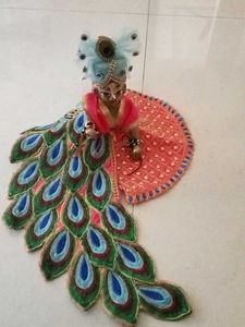 Beautiful Peacock Deity Outfit