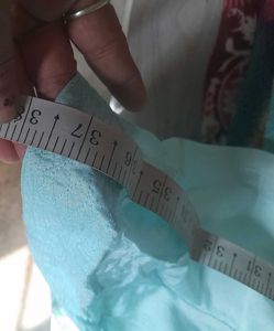 Blue &amp; Gold Patterned Fabric