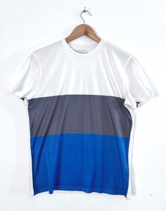 White & Blue T-Shirts ( Men's )