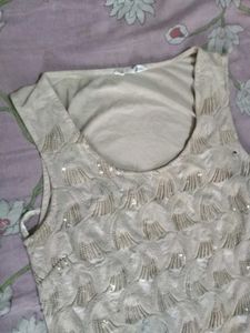 Sparkling Embellished Sleeveless Top