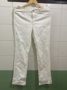 Classic White Denim Jeans
