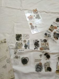 Floral Scrapbook Stickers
