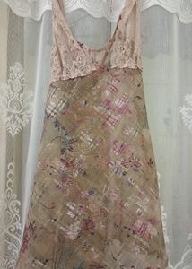 Sheer Floral Lace Cami dress