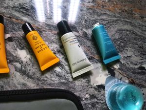 Tumi Pouch with amenities