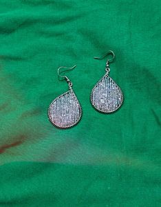Elegant Teardrop Beaded Dangle Earrings