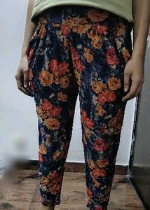 Floral Print Palazzo Pants