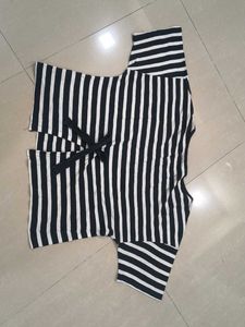 Striped Embroidered T-Shirt