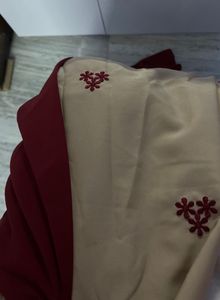 Embroidered Abaya with hijab