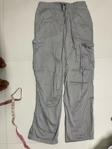 Gray Cargo Pants