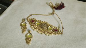 Premium Quality KUNDAN Jewellery Set