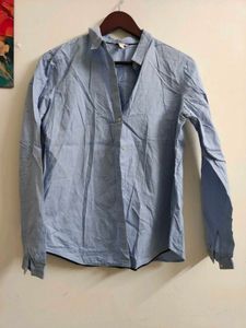 Blue Button-Down Shirt