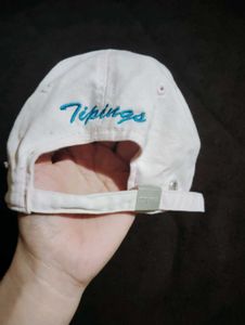 White 'T' Cap
