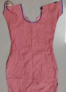 Pink Embroidered Kurta