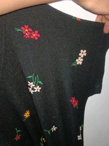 Floral V-Neck Dress