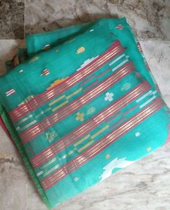 Brand new light weight thread work saree &amp; fall