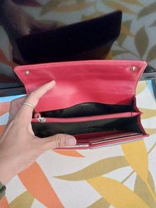 Pure leather red wallet from Sydney