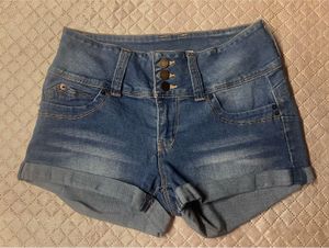 High Waisted Denim Shorts